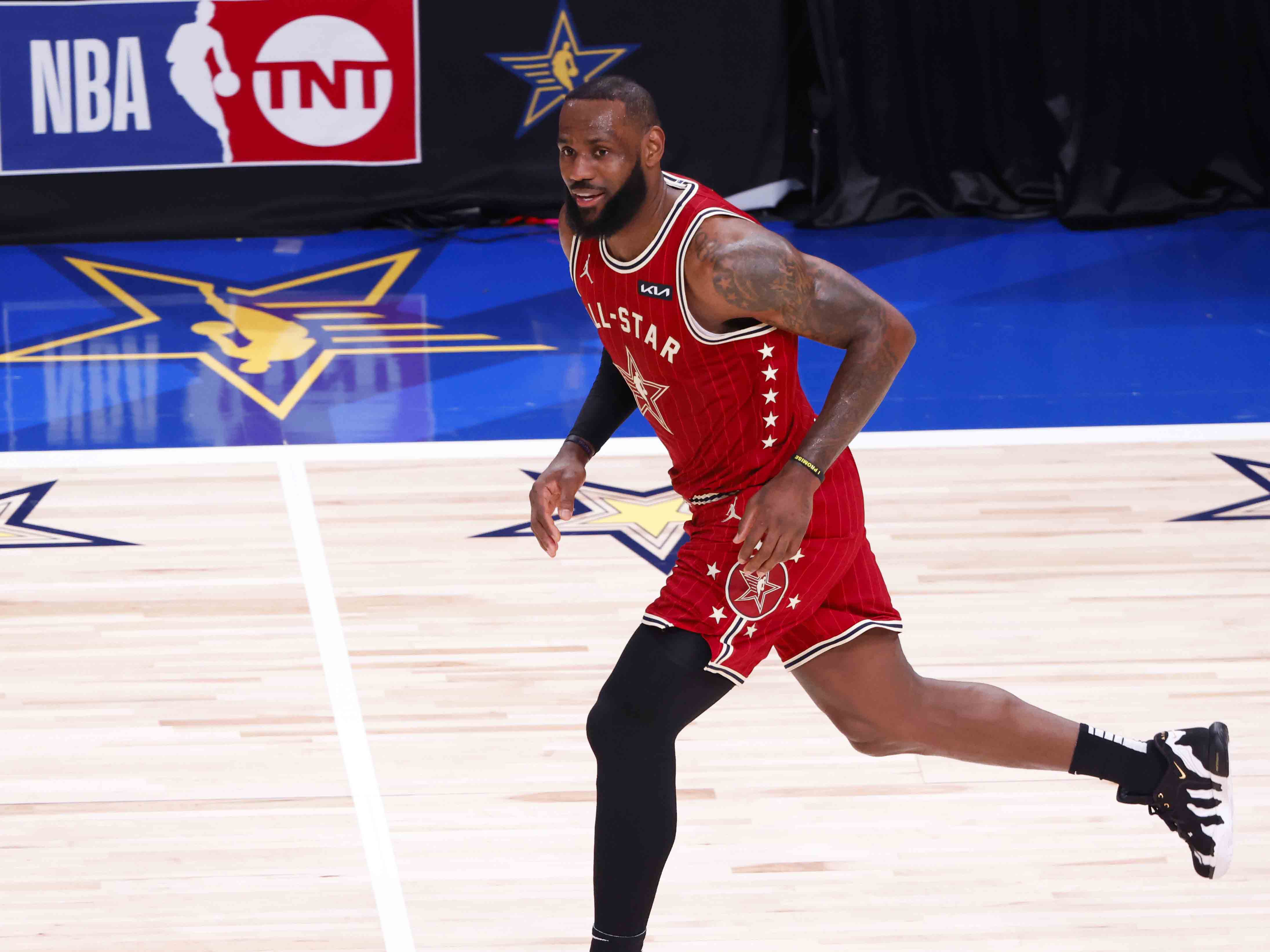 אולסטאר מספר 20. לברון הפך לשיאן ההופעות (Getty)