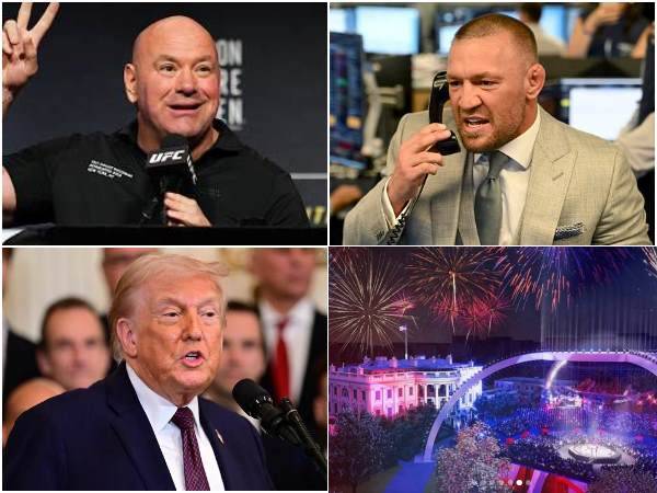 פרטים חדשים. מקגרגור, טראמפ ו-ווייט (GETTY)