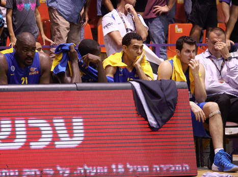 שחקני מכבי. יצליחו להתאושש? (אלן שיבר)