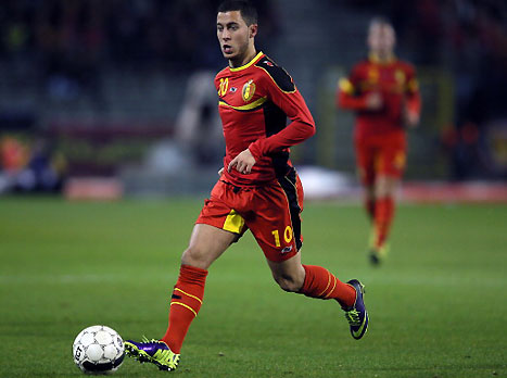 הזאר. נבחרת בלגיה, ללקק את האצבעות (gettyimages(