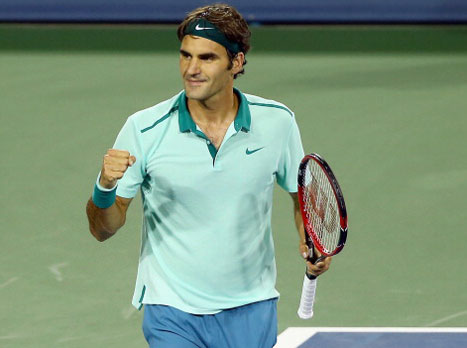 מוכן ל-US OPEN. פדרר (GETTYIMAGES)