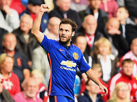 מאטה חוגג את שער היתרון (gettyimages)