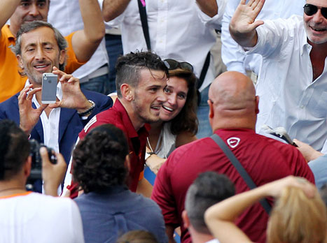 פלורנצי, רץ לחגוג עם סבתא (gettyimages)