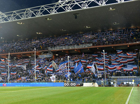 אוהדי סמפדוריה נתנו הצגה (gettyimages)