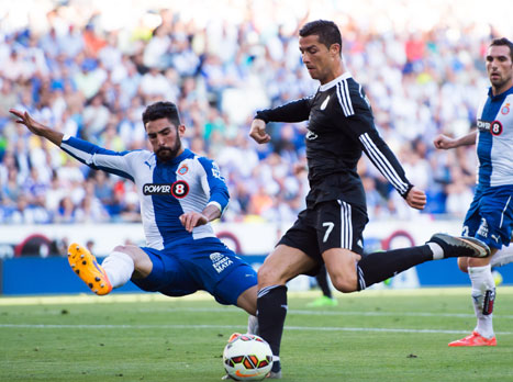 CR7. השלושער שלו לא עזר (getty)