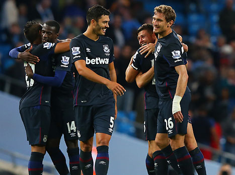 קוטלי הענקיות. שחקני ווסטהאם (GETTYIMAGES)