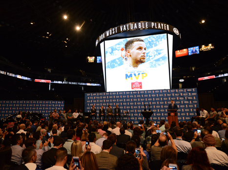MVP ראוי. סטפן קרי שוב זכה בתואר (getty)