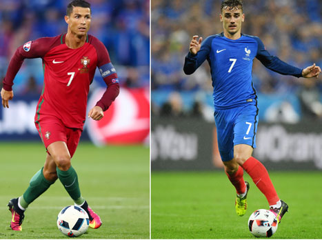 זה יכול היה להיות חוד מעניין. גריזמן ורונאלדו (GETTY)