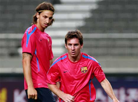 נקודת המפנה. זלאטן ומסי (Getty)