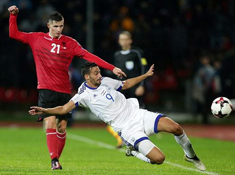 משחק לחימה של הנבחרת (Albenian soccer)