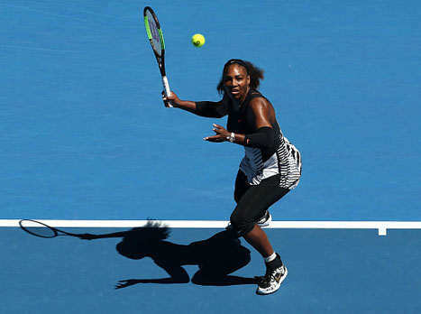 אפילו לא הזיעה. סרינה וויליאמס (getty)