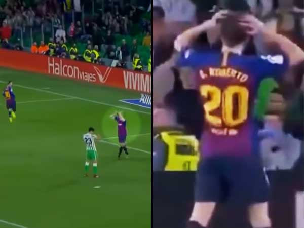 סרג'י רוברטו ולנגלה מתקשים להאמין למראה עיניהם