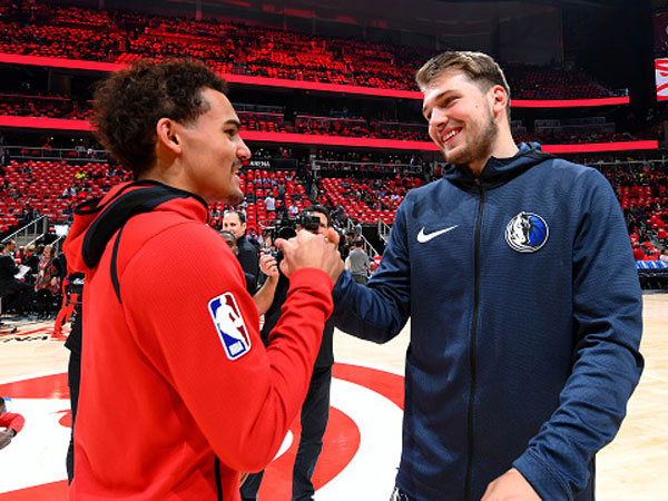 שניהם היו נהדרים. דונצ'יץ' ויאנג (צילום: Scott Cunningham/NBAE via Getty Images)
