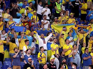 הקהל האוקראיני יכול להיות גאה בחבורה הנפלאה שלו (GETTY)