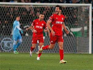 ב"ש התעוררה עם השער של בריירו (צילום: אלן שיבר)