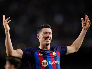 לבנדובסקי. חגג שוב (GETTY)