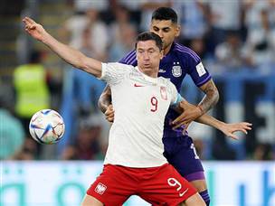 כמעט ולא ראינו אותו היום, אבל הוא יהיה בשמינית. לבנדובסקי (GETTY)