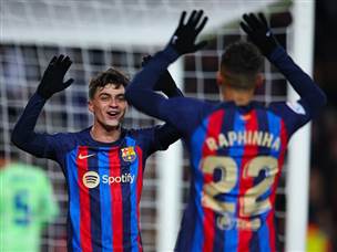 פדרי וראפיניה. אחראיים לרגע החיובי היחידי במשחק (GETTY)