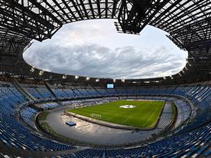 אצטדיון מראדונה היה ערוך ומוכן (getty)