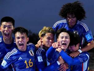 בהתחלה הם חגגו. שחקני יפן (GETTY)