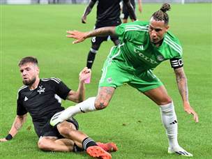 אבל חוותה ערב התקפי לא טוב (צילום: ראובן כהן, האתר הרשמי של מכבי חיפה)