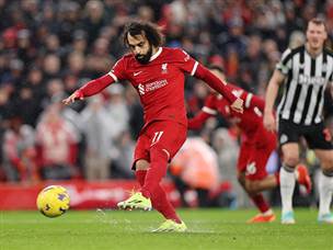 פנדל של סלאח נעצר בדקה ה-22 (Jan Kruger/Getty Images)