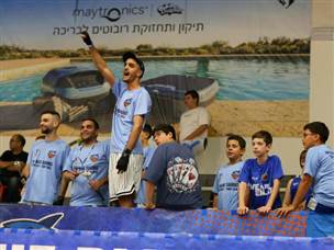 הקהל המקומי חגג ניצחון ראשון (טל בן הרוש, מתוך אתר מנהלת הליגה)