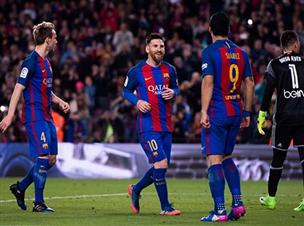 מסי הגיע ל-40 שערים בכל המסגרות (getty)