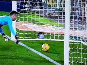 הכדור עבר בבירור את קו השער (צילום מסך טוויטר)