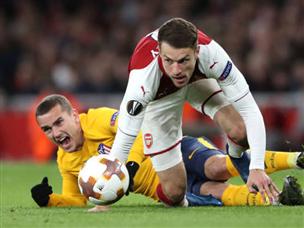 השגיאה שלו הובילה לשער של ארסנל. גריזמן (getty)