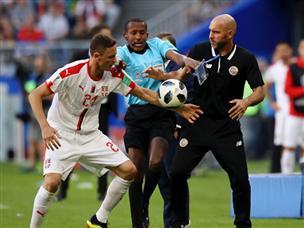 אקס נתניה לואיס מארין היה מעורב במהומה בסיום (getty)