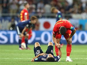 הבלגים ניסו לנחם את היפנים (getty)