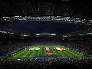 אווירה מחשמלת הייתה בקאזאן (GETTY)