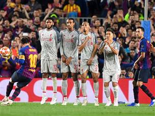 מסי והבעיטה החופשית המדויקת (Getty)