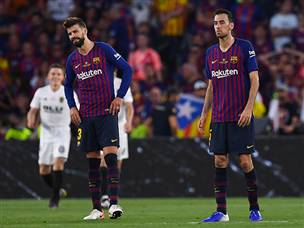 ברצלונה סיימה את העונה בטעם מר (Getty)