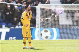 מסי. לא בטוח שהיכולת הזאת תספיק נגד דורטמונד (Getty)