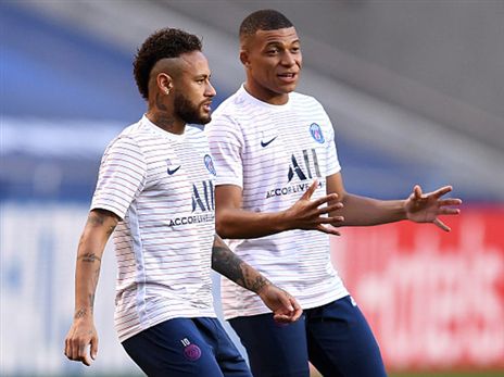 יחזרו להרכב. ניימאר ואמבפה בפאריס (getty)