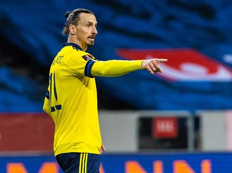 זלאטן במדי שבדיה. היורו בסכנה? (Getty)