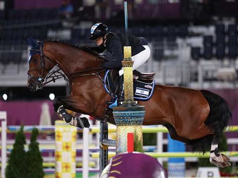 אשלי בונד בתחרות הקפיצות. היה לה גמר אישי ויהיה לה גם מוקדמות בקבוצתי (getty)