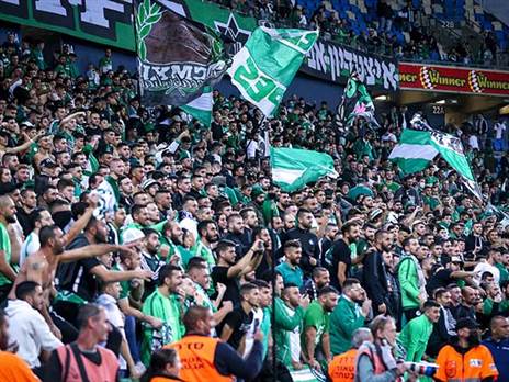 1,600 כרטיסים הוקצו להם. אוהדי חיפה (מאור אלקסלסי)