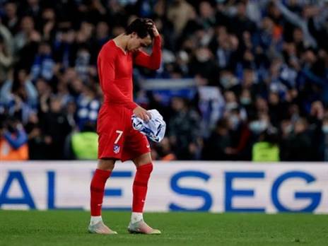 ז'ואאו פליקס מאוכזב. לא היום שלו (Getty)