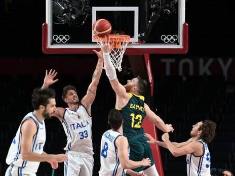 ביינס במשחק המדובר נגד האיטלקים (GETTY)