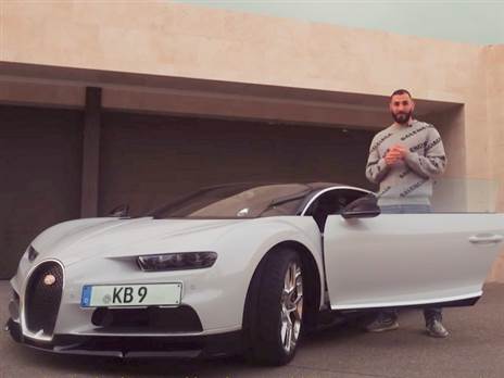 כרים בנזמה והבוגטי שירון. "הכי מהירה שיש לי". שלכם תמורת 3.5 מיליון דולר