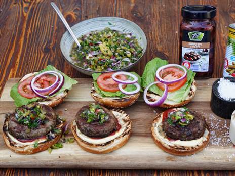 המבורגר חגיגי לעצמאות של רון יוחננוב