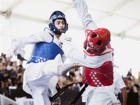 מהבכירים בארץ (אמאדין לוריאל, באדיבות איגוד הטאקוונדו)