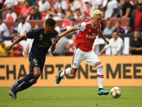 אוזיל במדי ארסנל. קריירה מפוארת (Stuart MacFarlane/Arsenal FC, Getty)