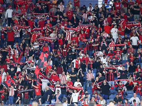 רבים מהם יגיעו. אוהדי הפועל חיפה (דני מרון)