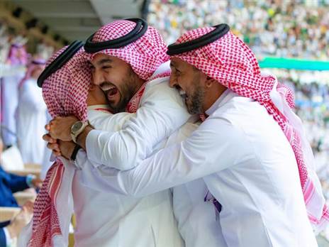 "אל תעירו אותי". שר הספורט הסעודי (מתוך טוויטר)