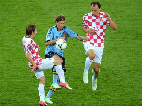 שילדנלפלד עם מודריץ'. בשבילו הוא עדיין לוקיצה (Getty)