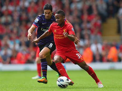 ארטטה מול טרלינג בניצחון האחרון של ארסנל באנפילד (Alex Livesey/Getty Images)